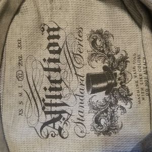 AFFLICTION BUTTON UP THERMAL XL